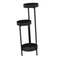 thumbnail image 2 of Estante moderno para macetas Perfecl Soporte de planta de Metal 3 niveles Negro, 2 of 8