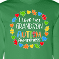 thumbnail image 4 of Inktastic I Love My Grandson Autism Awareness Long Sleeve T-Shirt, 4 of 5