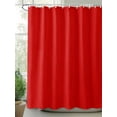 thumbnail image 2 of Shower Curtain Pure Red Shower Curtains for Bathroom, Waterproof Polyester Shower Curtain Set with Hooks, Stall Long Size 54"x78" Solid Color, 2 of 6