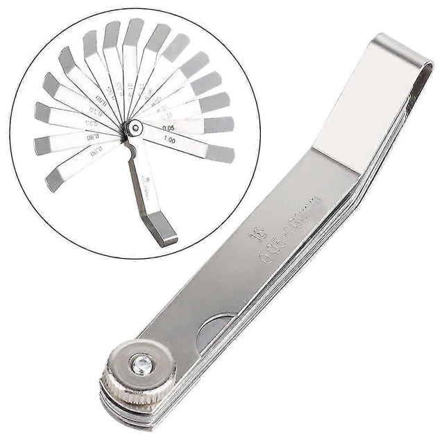 0.05 To 1mm Thickness Curved Stainless Steel Gap Metric Filler Gauge