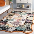 thumbnail image 2 of SAFAVIEH Jardin Jack Floral Area Rug, Black/Ivory, 8' x 10', 2 of 11