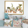 thumbnail image 3 of Designart 'Indoor House Plants Urban Jungle in Flowerpots I' Traditional Framed Art Print, 3 of 4