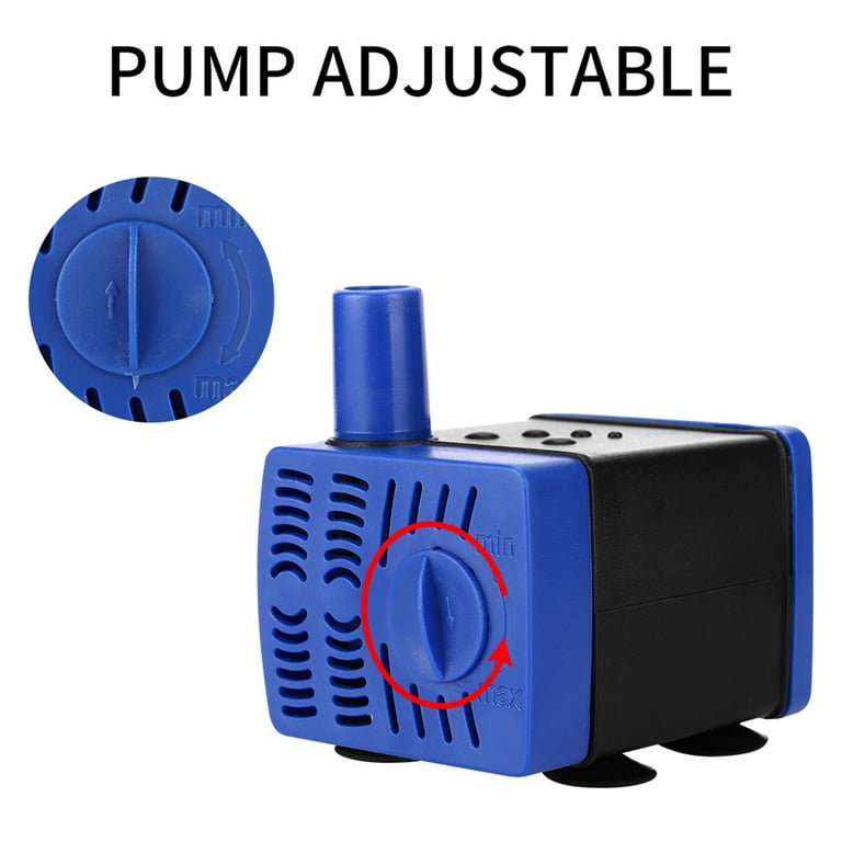 Pompe Eau Submersible, Aquarium Pump Ajustable 200l/h 3w Ultra