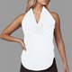 thumbnail image 2 of Sudaderas con capucha para mujer,Vestido informal sin mangas con cuello en V para mujer, mezcla de poliéster, ligero y cómodo, ideal para el hogar, sopatenor, 2 of 9