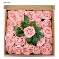 thumbnail image 1 of Caja de regalo de rosas de espuma de polietileno, 25/50 unidades, flores artificiales falsas, decoración de boda, flores para sujetar, 1 of 6