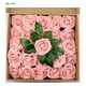 thumbnail image 1 of Caja de regalo de rosas de espuma de polietileno, 25/50 unidades, flores artificiales falsas, decoración de boda, flores para sujetar, 1 of 6