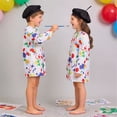 thumbnail image 5 of Ticikt Kids Art Smock,Waterproof Painting Apron Artist Smocks Long Sleeves Role Play Dress Up,Color:Multicolour,Size:10-14 Years, 5 of 6