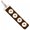 Brown, variant on Choose Color | 4 Keychain Car Ring Snap Jewelry Fits 18MM 20MM Ginger Charm Buttons