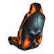 thumbnail image 2 of Balery Flame Metal Skull Funda de Asiento para Auto con Diseño - Cubierta Frontal Suave y Transpirable con Protector Antideslizante- 1 Unidad, 2 of 5