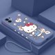 thumbnail image 1 of Sanrio-funda de teléfono de Hello Kitty para iPhone, carcasa de silicona con cordón para modelos 14, 13, 12, 11 Pro Max, Mini, X, XR, XS MAX, SE 2020, 8, 7 Plus zhangmengya LED, 1 of 2