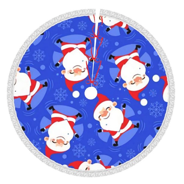Faldas para árbol de Navidad de 30 pulgadas con texto "Merry Christmas", tapete para árbol de Navidad para vacaciones de invierno, falda para árbol de Navidad para decoraciones navideñas rústicas