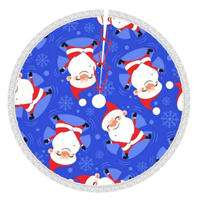 Faldas para árbol de Navidad de 48 pulgadas con texto "Merry Christmas", tapete para árbol de Navidad para vacaciones de invierno, falda para árbol de Navidad para decoraciones navideñas rústicas