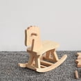 thumbnail image 4 of FONDOTIN 2PCS Construction Toys DIY Design Wood Model Kit Khaki for Families Safe Material for Home Use, 4 of 8