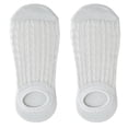 thumbnail image 2 of Happy Date Liner Socks Women's Low Cut Cotton Nylon Boat Invisible Hidden Socks Non-Slip for Flats, 2 of 9