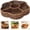 D, variant on USUERY Round Divided Serving Basket Multipurpose Woven Organizer For Kitchen Party Snack Bread Storage Container Home Decor