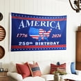 thumbnail image 7 of 250 Anniversary USA Flag 3x5 Ft 1 Sided 250th Anniversary Flag We The People 1776-2026 250 Years Birthday Patriotic Decor for Outdoor Front Door Porch Wall(Large), 7 of 7