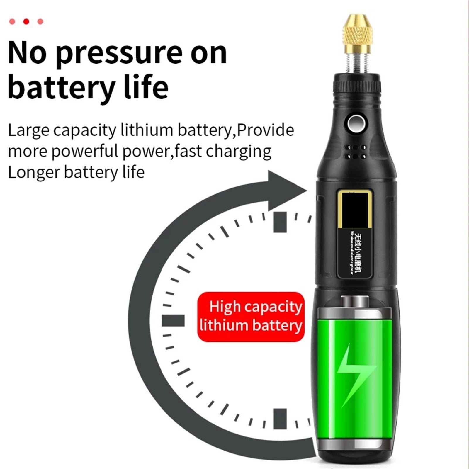 Wireless Electric Drill USB Engraver Pen Kit Woodworking Jade Carving Grinder Polishing Rotary Tool Mini Handheld Drill