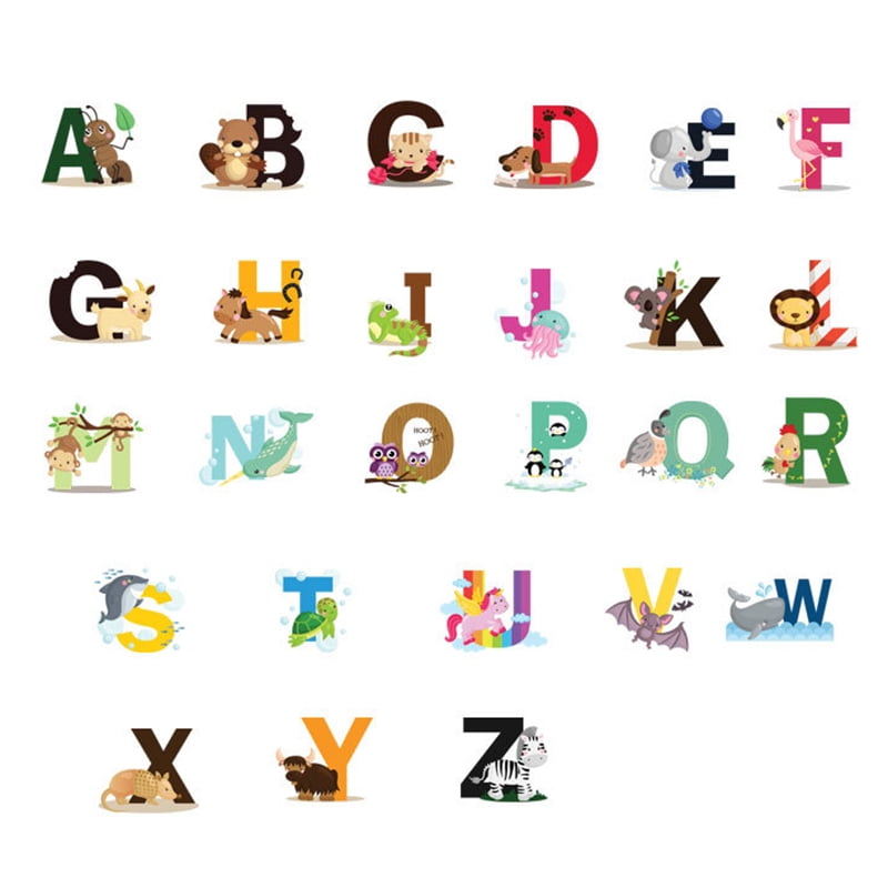 Cartoon Alphabet Letters A To Z