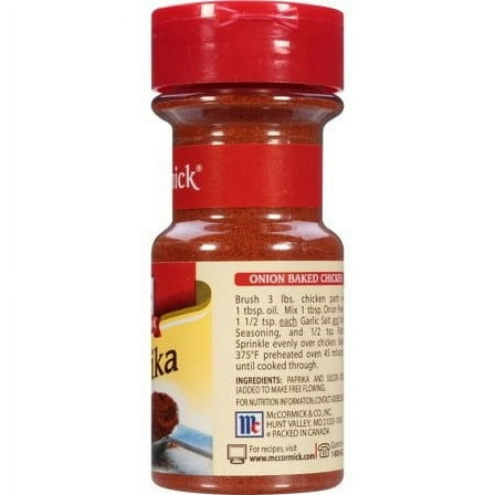 McCormick Paprika 2.12 oz (Pack of 48)