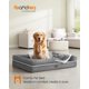 thumbnail image 2 of Feandrea Cama para Perros, Cama Ortopédica para Perros, Cama para Perros Grande, Impermeable, Funda Extraíble y Lavable, Sofá para Perros con Fondo Antideslizante, Bordes Elevados, 36 x 28 x 8 Pulgada, 2 of 5