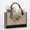 B B, variant on Iumwxz lunch bag YOOLIFE Initials Jute Tote Bag And Cosmetic Bag Beach Tote Bag With Zipper Pocket Adjustable Strap Birthday Gift For Women lunch box flax Online Shopping