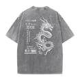 thumbnail image 4 of Streetwear Distressed Print Tee with Washed Finish and Graphic Artwork for Everyday Casual Style, 4 of 4