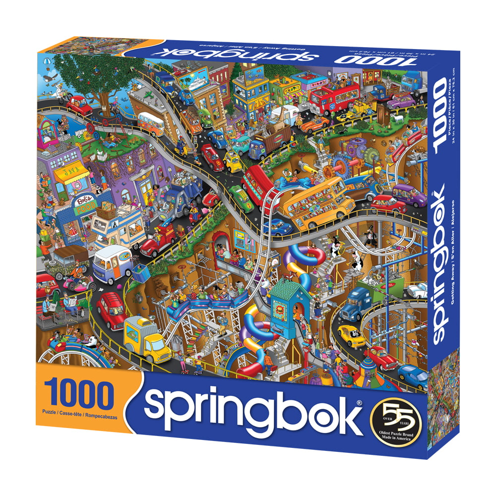 Springbok 1000 Piece Puzzle "Farm Fresh" 24" x 30" used once 