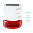 thumbnail image 5 of 1Pcs Wireless Outdoor Solar Siren With Led Flash For Home Burglar Alarm 110Db, 5 of 9