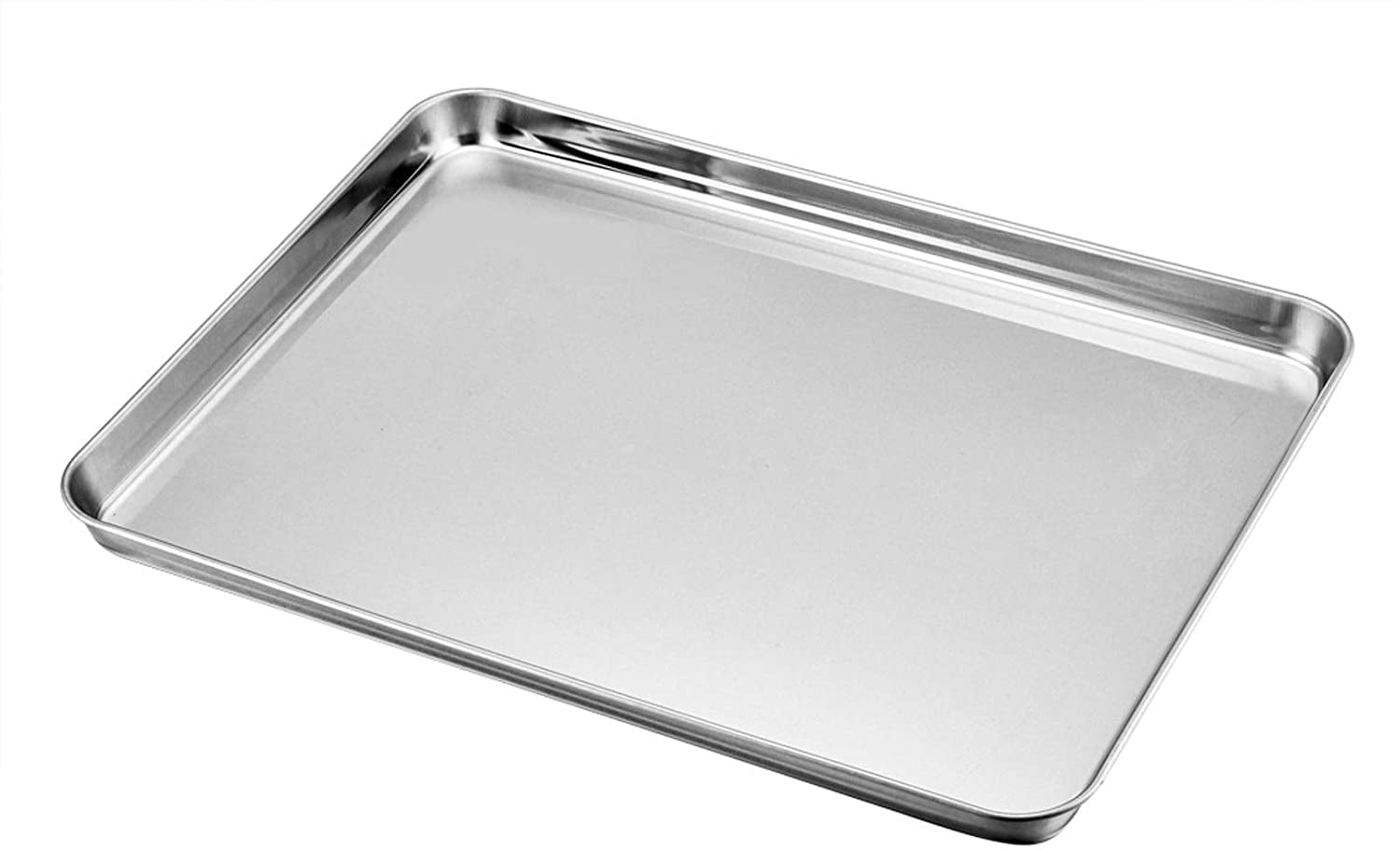 Homikit Baking Cookie Sheet Set of 2, Stainless Steel Cooking Sheets Pan  Tray for Oven, 20 x 14 Large Metal Half Sheet for Cooking Baking, Rustproof  