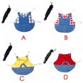 thumbnail image 5 of Small Pet Clothes Leash Set Hoodie Strap Jeans Guinea Pig Lop-eared Rabbit Hamster Leash Outdoor Red, 5 of 5