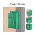thumbnail image 6 of QSTDGVPW Wall Mounted Mailbox Wide Opening Collection Box for Cards Newspapers School Green, 6 of 9