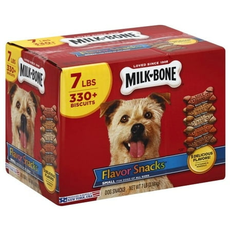 Milk-Bone Flavor Snacks Dog Biscuits - for Small/Medium-sized Dogs, 7-Pound Bag