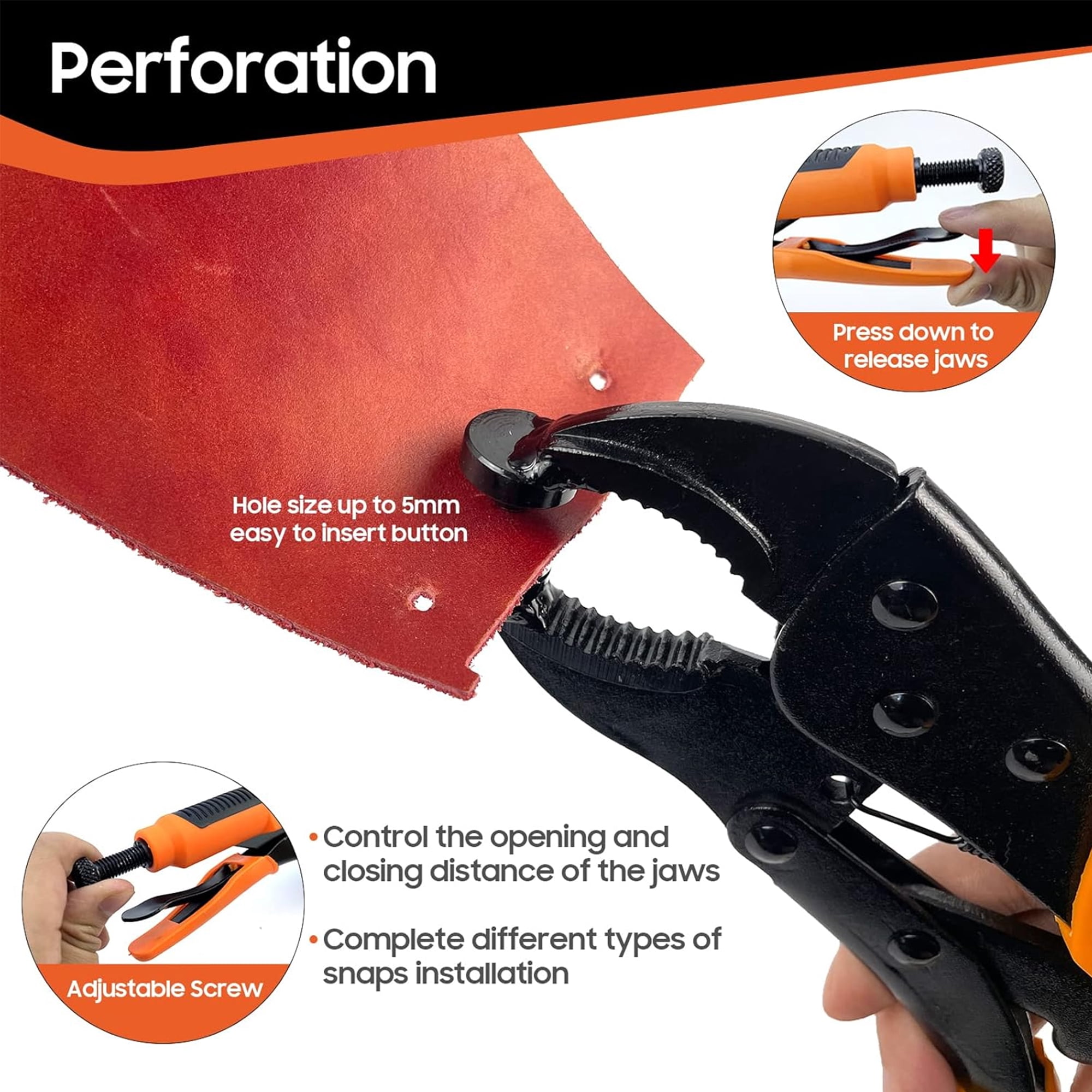 Canvas Snap Kit, Snap Fastener Tool, 305 PCS Boat Cover Snap Button Kit for Repairing Boat Covers, Fabric, Tarps, Canvas, Leather