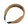 thumbnail image 4 of Unique Bargains 1 Pc Pure Color Wide Headbands for Women Coffee Color, 4 of 6