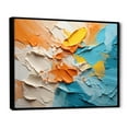 thumbnail image 2 of Designart "Harmonious Abstraction I" Abstract Collages Floater Framed Wall Art Print, 2 of 7