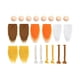 thumbnail image 5 of Tela de piel sintética Gnomo barba y bolas de madera hecho a mano enano barba Gnomo nariz DIY manualidades suministros para Cosplay adorno de Navidad Estilo A perfecl Barba de gnomo de piel sintética, 5 of 8
