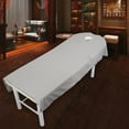 thumbnail image 3 of Toweling Couch Cover Massage SPA Table Bed Sheet With Face Breath Hole Gray, 3 of 7
