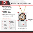 thumbnail image 4 of SDS Backpacking Compass 1pk - Orienteering Hiking Survival Camping Compass, 4 of 7