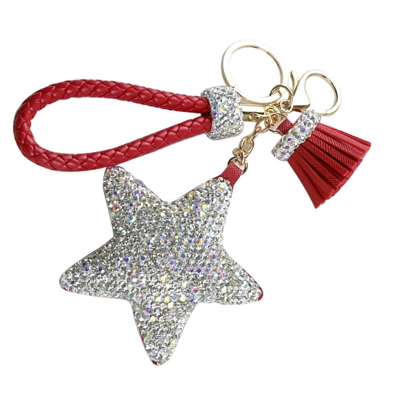 SASABAXI 1Pcs Creative Star Charm Key Chain For present Giving Family And Friends 11.8x3.1x0.8in