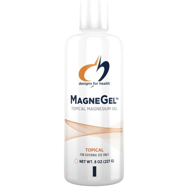 Suplemento MagneGel Designs for Health Gel de Magnesio Tópico Apoya la Piel y los Músculos 8oz designs for health DFH-845336
