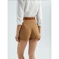 thumbnail image 4 of Mid Rise Pleated Mini Skirt with a Belt, 4 of 6