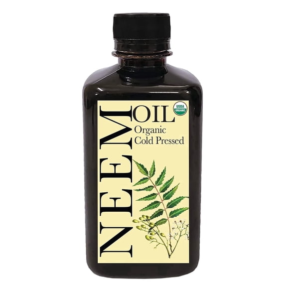 DAANA Neem Oil for Skin and Hair: Certified USDA Organic, Extra Virgin, Cold Pressed (12 Fl Oz)