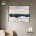 thumbnail image 4 of Indigo Tides Canvas Print Blue Art by Art Remedy, Gallery Wrapped, 45 x 36, 4 of 6