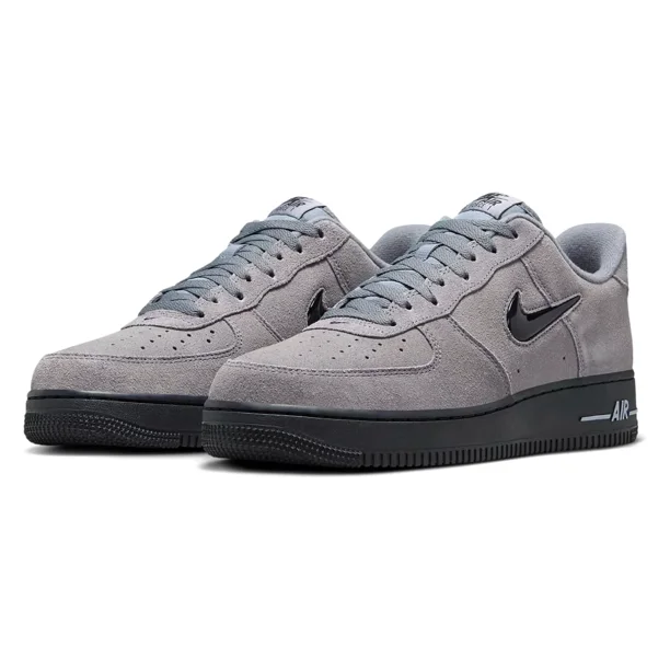 Ni - ke Ni - ke Air Force One Jewel Cool Grey Shoes Retro Trainers Sneakers Men Size 7.5US