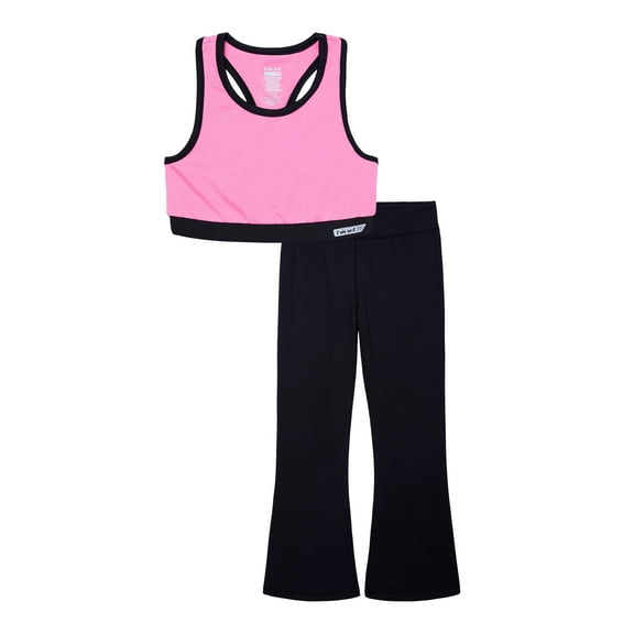 Hind Girls’ Active Bra and Leggings Set, 2-Piece, Sizes 4-16