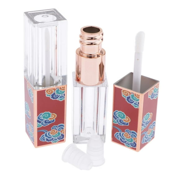 2 tubos de brillo de labios recargable shamjiam 3,5 ml