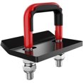 thumbnail image 1 of Hitch Tightener Anti Rattle Stabilizer for 1.25" to 2" Trailer, Heavy Duty RV Hitches with Rubber Isolator, Anti-Rust Automotive Clamp Accessories, Universal Fit (Red/Black) Red/Black -, 1 of 6