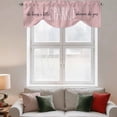 thumbnail image 3 of Tie Up Valances for Windows, Pink Adjustable Valance Curtains Window Treatment for Living Room/Bedroom, She Leaves A Little SPARKLE Wherever She Goes Rod Pocket Kitchen Curtains & Drapes 42x12 Inch, 3 of 9