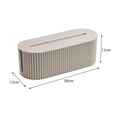 thumbnail image 7 of Cable Storage Case,Computers TVs Cable Management Box Cord Organizer,Home Office Cord Organizer Box Hide Wires Storage,Wire Cable Storage Manegement Box Case Wire Hider,USB Hub Protector white, 7 of 7