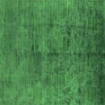 thumbnail image 1 of Ahgly Company Indoor Square Oriental Green Industrial Area Rugs, 4' Square, 1 of 4